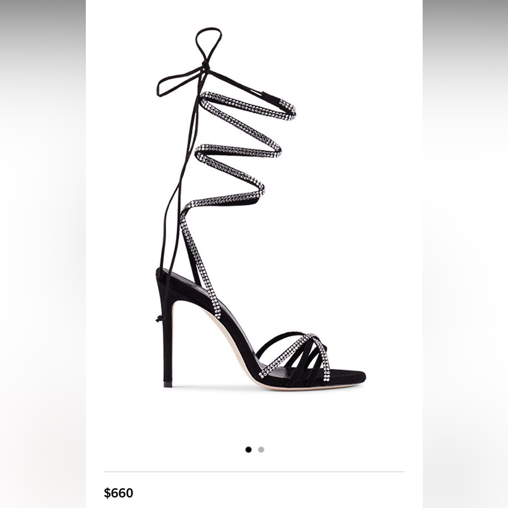 PARIS TEXAS HOLLY NICOLE LACE UP SANDAL